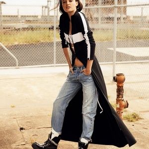 puma x fenty mock neck maxi dress